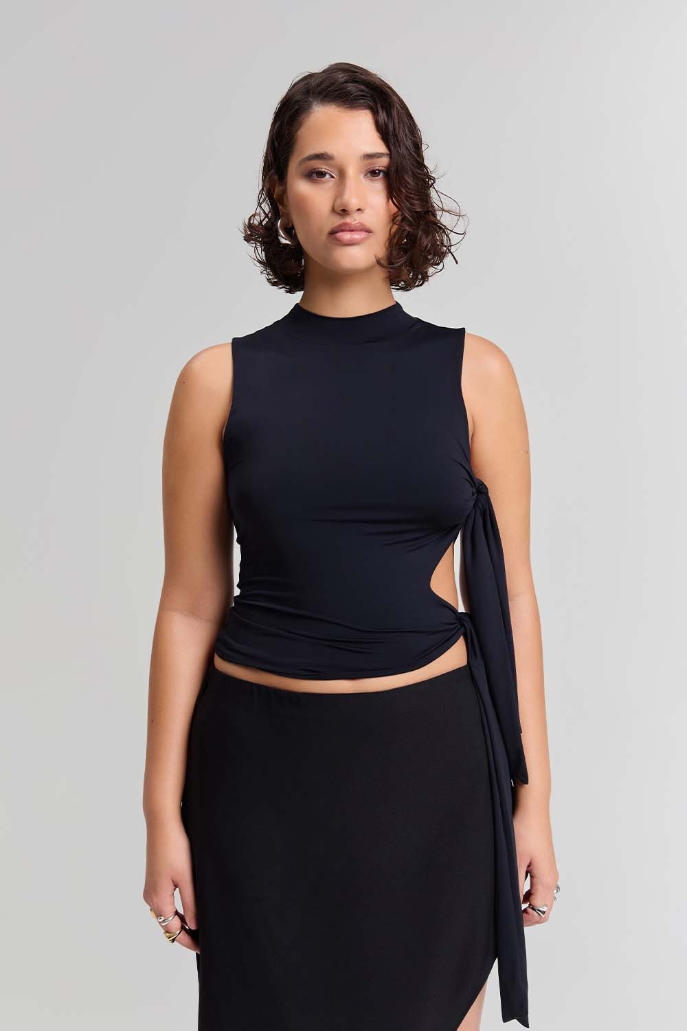 Segunda imagem do produto Blusa Amarração Malva