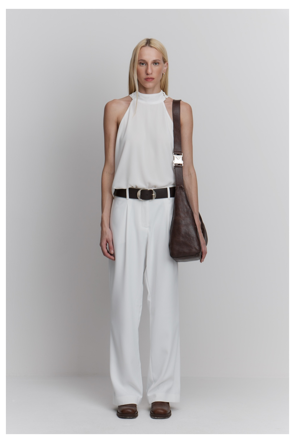 Blusa de crepe Fabiana