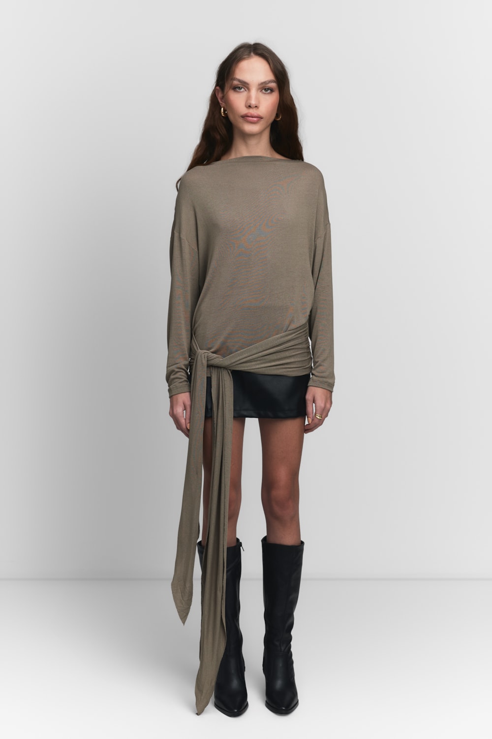 Blusa de Malha Salvia