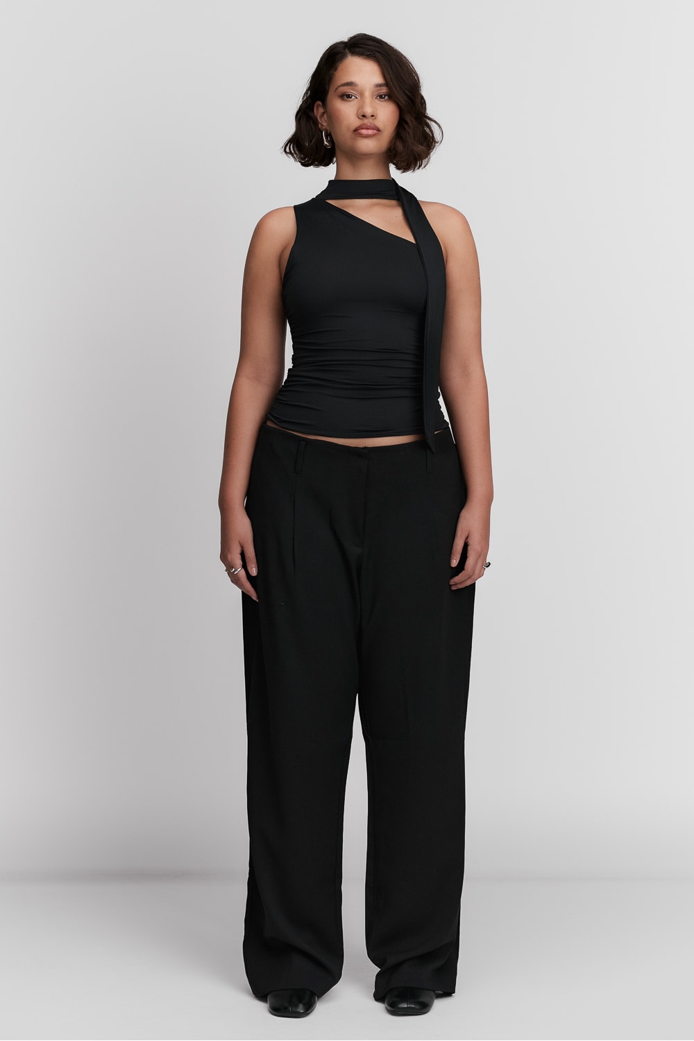 Blusa Scarf Machiatto