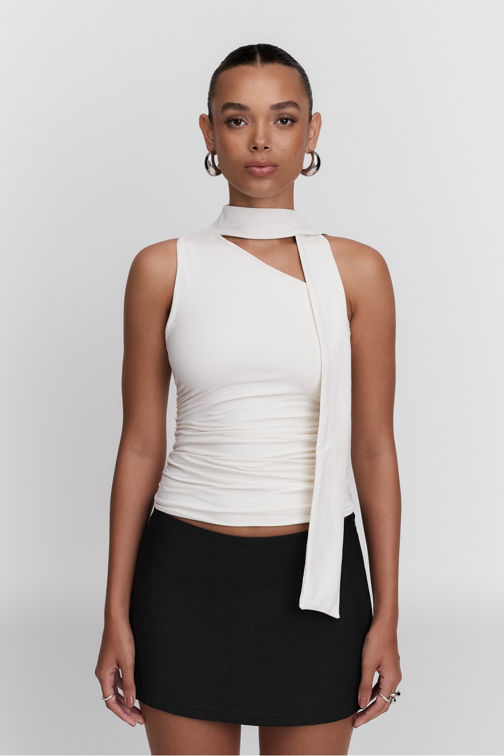 Blusa Scarf Machiatto