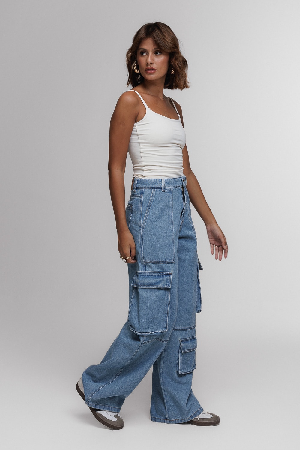 Segunda imagem do produto Calça cargo Anelloni