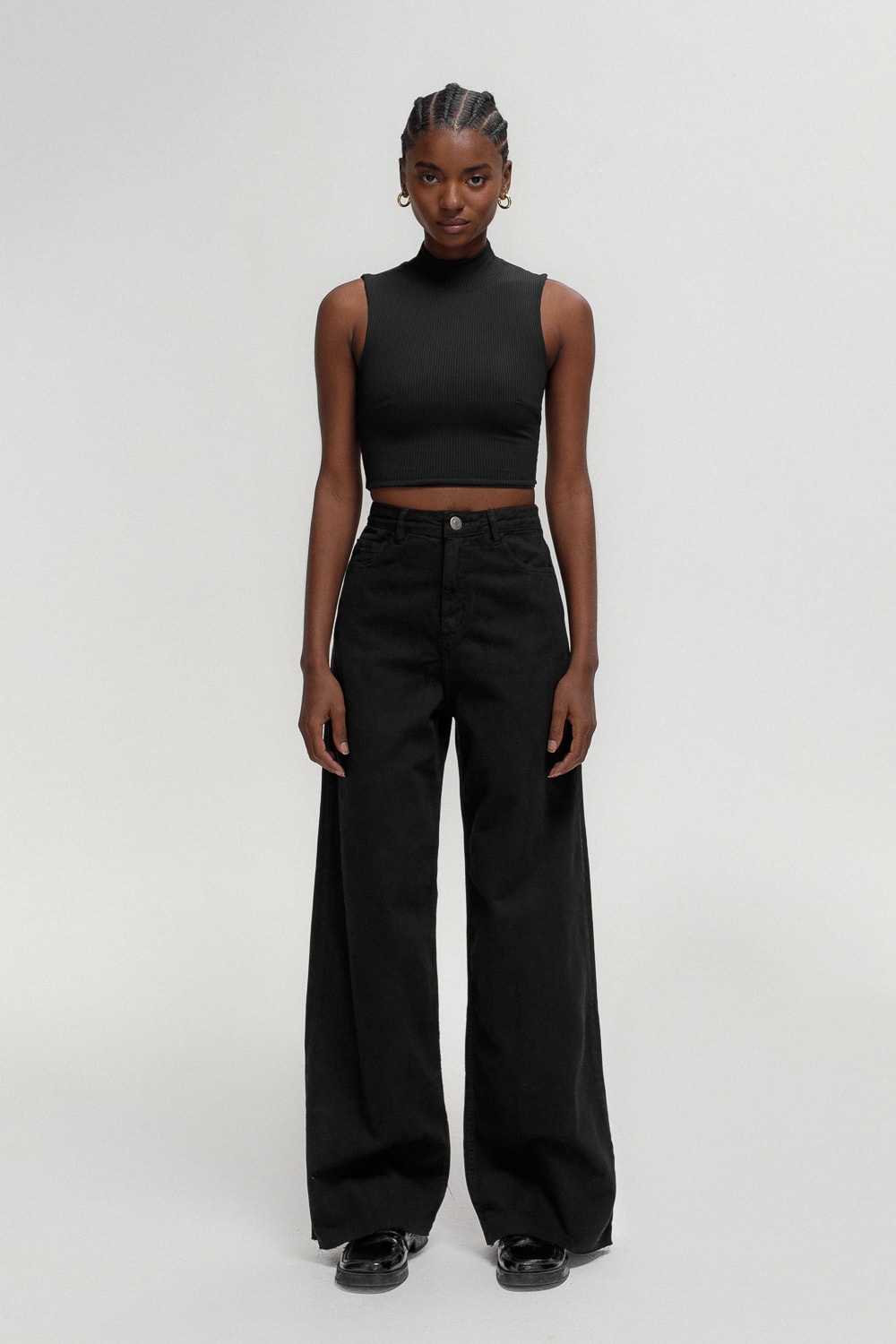 Calça de Sarja Wide Elena