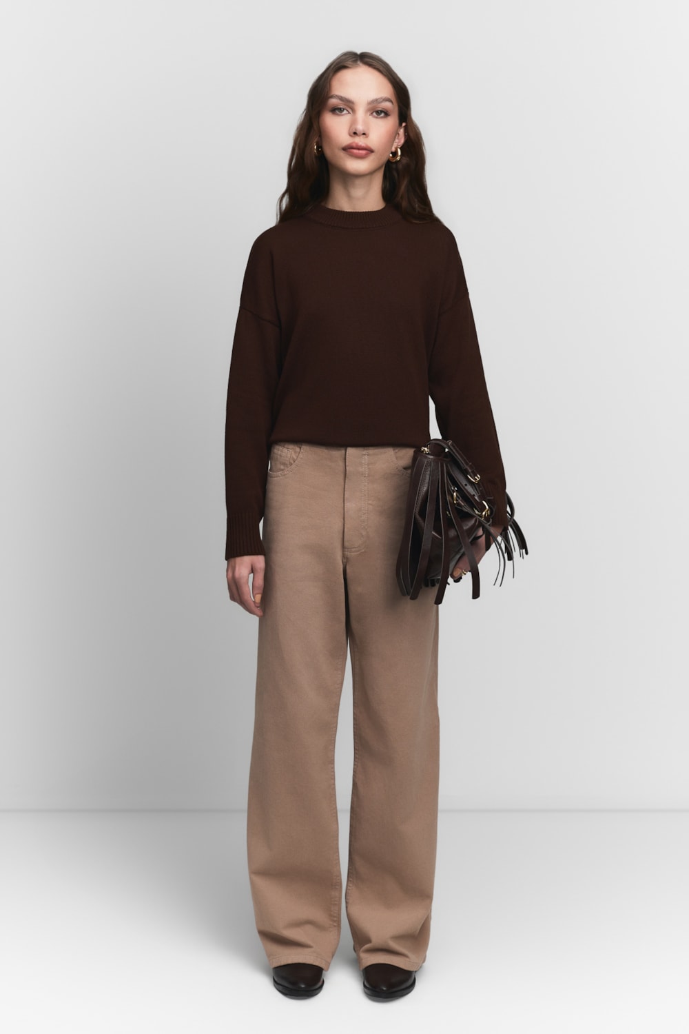 Segunda imagem do produto Calça Reta de Sarja Pienza