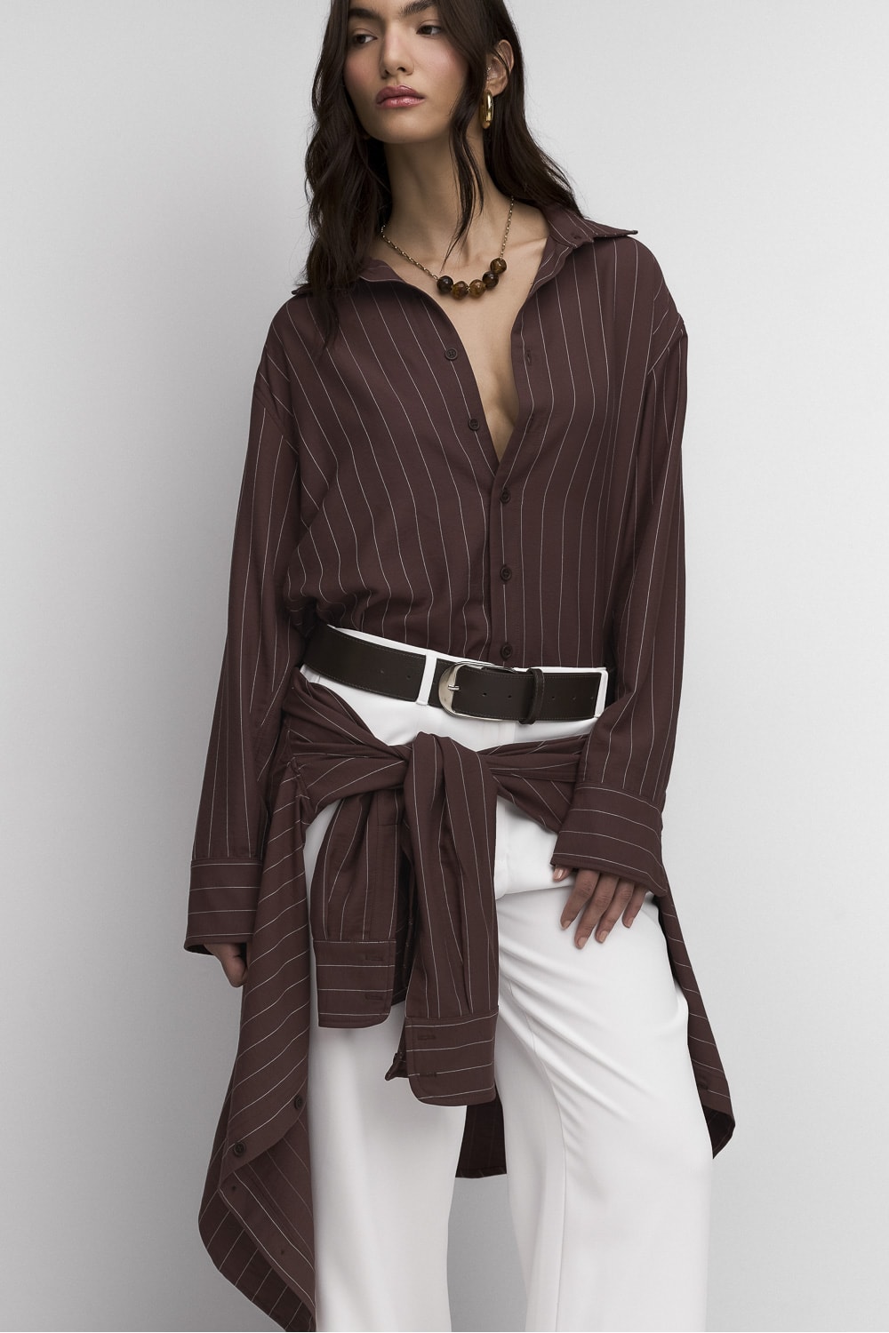 Segunda imagem do produto Camisa Feminina Risca