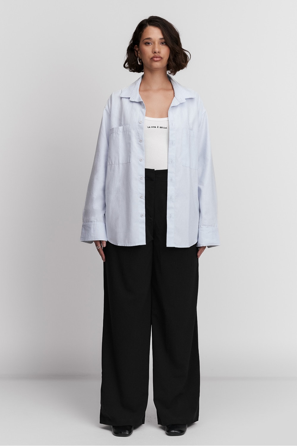 Camisa Oversized Dimensione