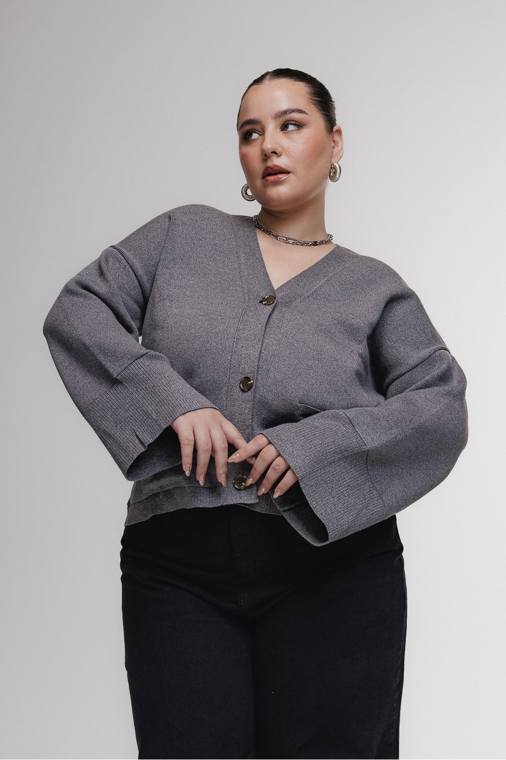 Segunda imagem do produto Casaco De Tricot Latte