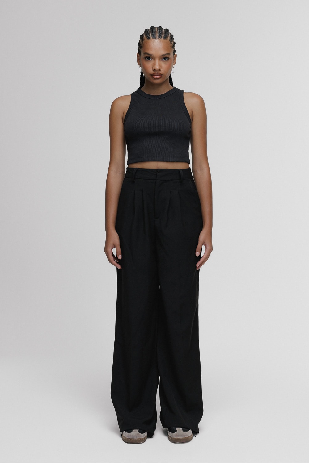 Cropped Canelado Cotone