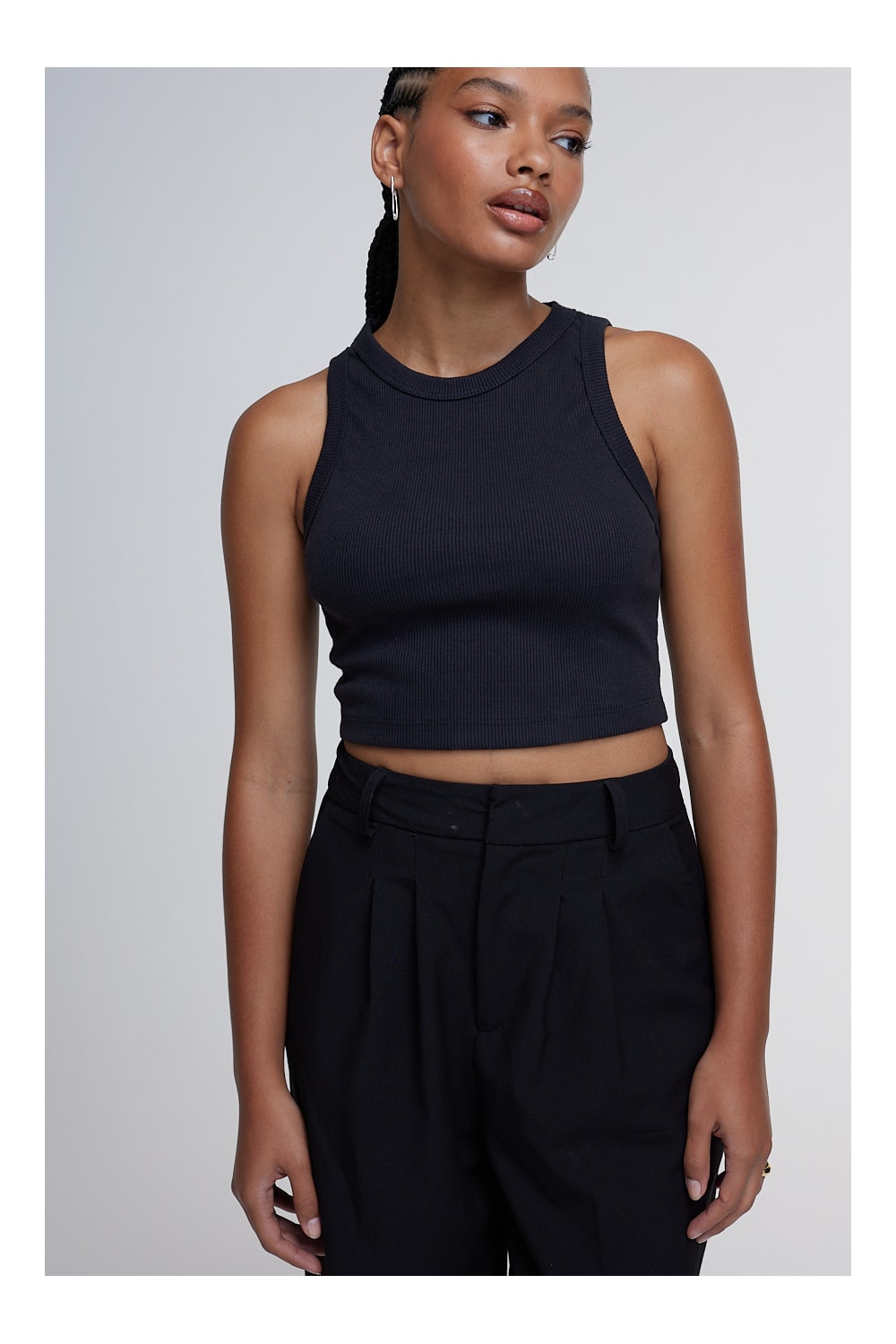 Segunda imagem do produto Cropped Canelado Cotone