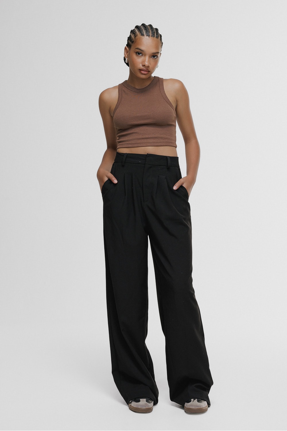 Cropped Canelado Cotone