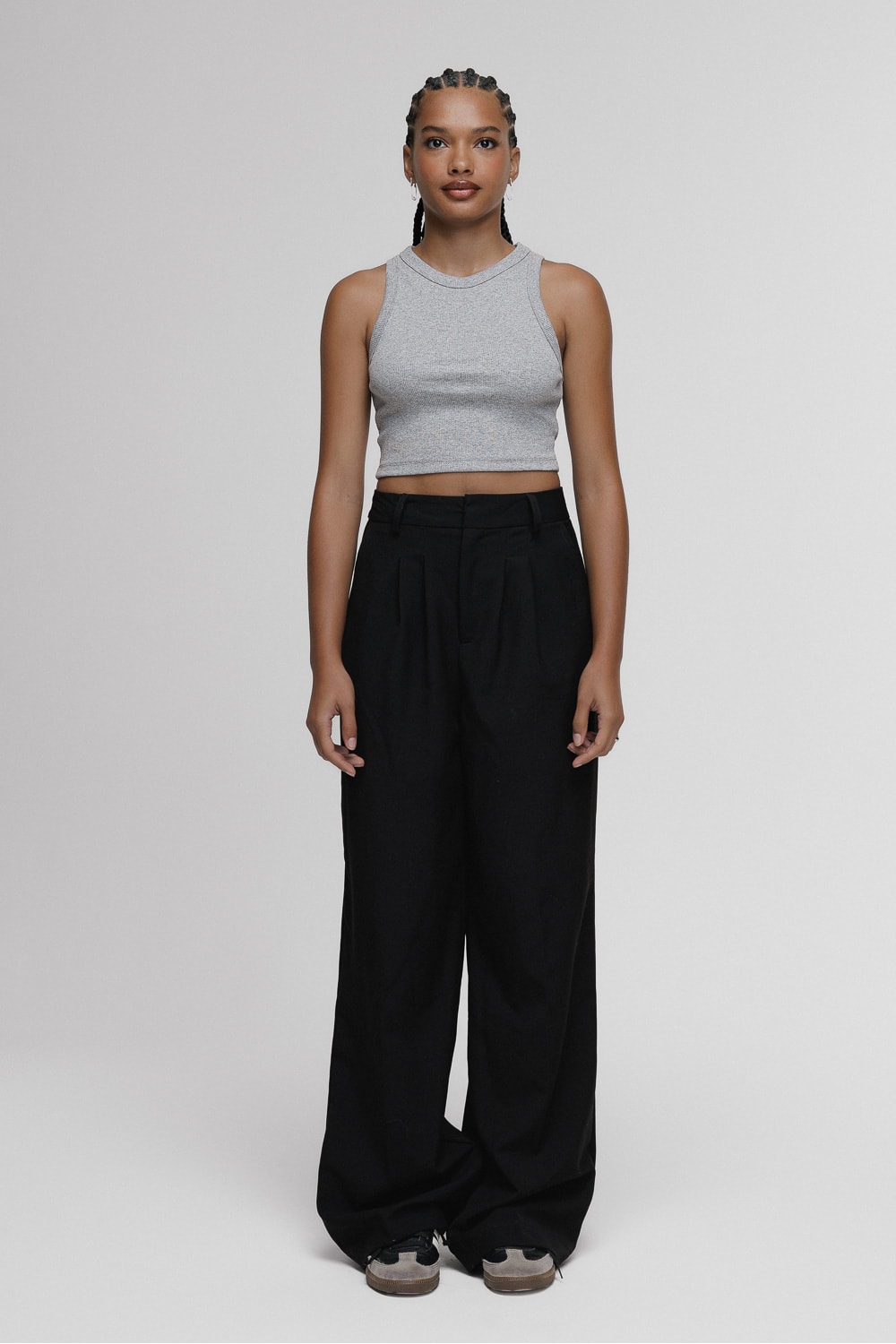 Cropped Canelado Cotone